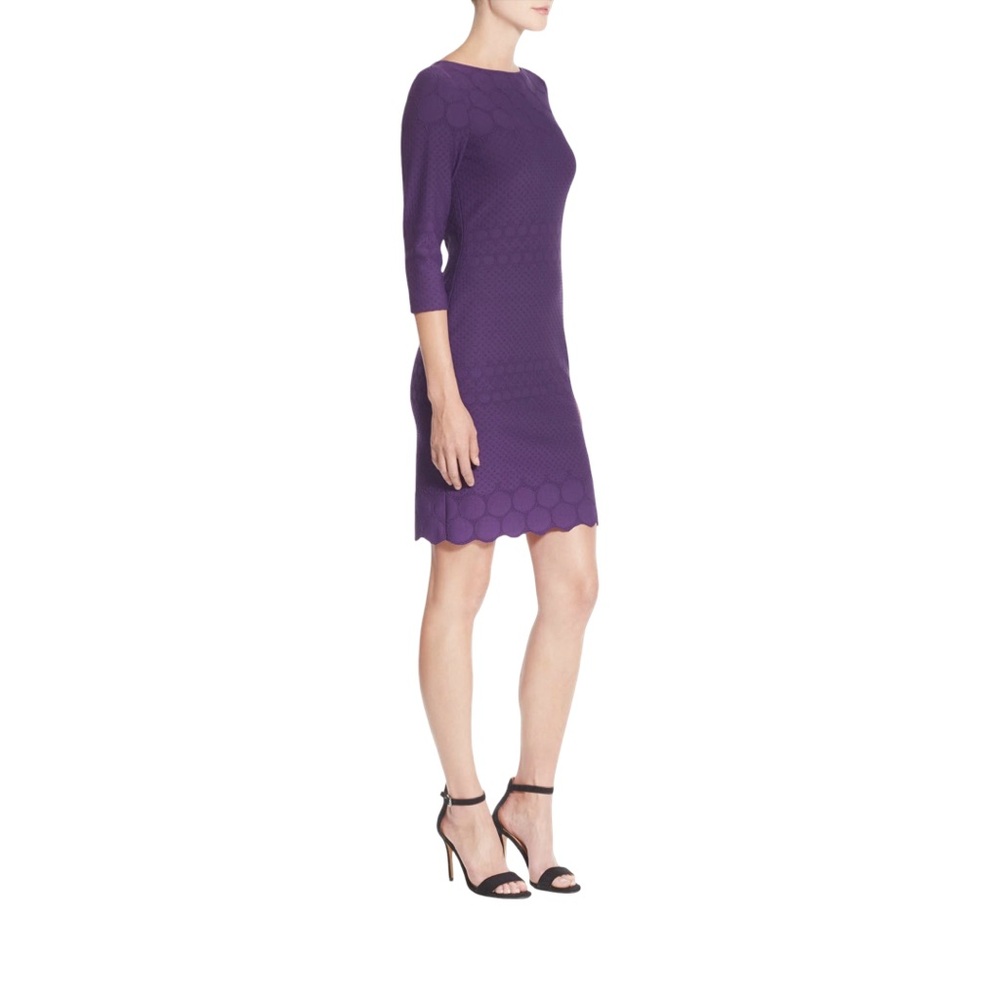 Julia Jordan Eyelet Sheath Dress-size 8